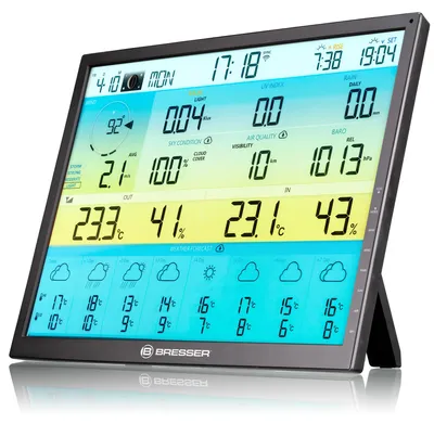 Produktbild von Bresser 4CAST XL Basisstation für WLAN Funk Wetterstation, 48,3 cm Display