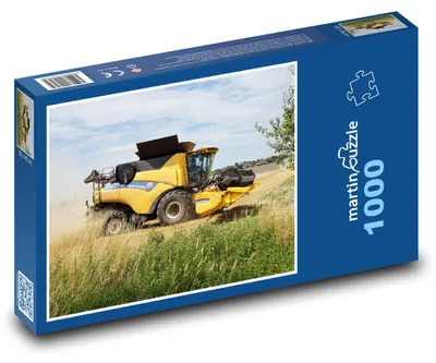 Obrázek produktu pro Puzzle 1000 Kombajn při žních - martinpuzzle