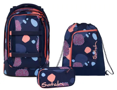Produktbild von Satch, Schulrucksack-Set PACK Coral Reef 3-teilig, ab 5. Klasse
