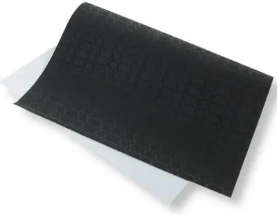 Produktbild von Glitzer-Dekorpapier, 140 g, 40 x 60 cm, schwarz, 5 Blatt – Polsirhurt