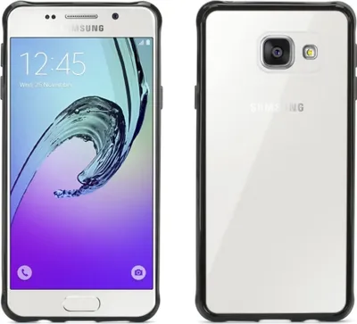 Obrázok produktu pre Griffin Reveal, Ochranný obal, Samsung, - Galaxy A3, 11,9 cm (4.7"), Čierna, Priehľadná