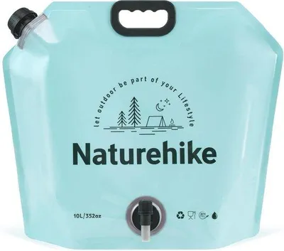 Produktbild von Famanu Wasserbehälter mit Auslauf - 10 Liter tragbare Wasserkanne für Camping und Outdoor-Aktivitäten