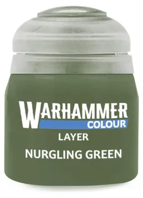 Productafbeelding van Warhammer Verf, kleurlaag, Nurgling Groen, 12 ml