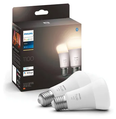 Produktbild von Philips Hue White 8719514289192A, Intelligentes Leuchtmittel, Bluetooth/Zigbee, Weiß, LED, E27, A60