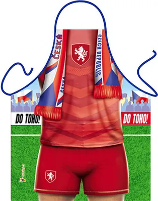 Produktbild von Schürze für tschechische Fußballfans