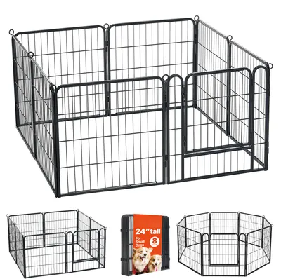 Productafbeelding van SucceBuy Puppyren, 61 cm, 8-delig – Flexibele speelruimte voor kleine honden, katten en andere kleine dieren, opvouwbaar en veelzijdig vormbaar
