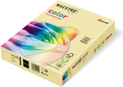 Produktbild von Mondi Maestro Color vanille 160g/m² DIN-A4 - 250 Blatt BE66