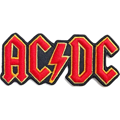 Produktbild von AC/DC Cut Out 3D Logo Aufbügler