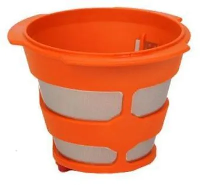 Image de Moulinex : filtre, lame, tamis et panier orange pour centrifugeuse ZU5008 Infiny Press