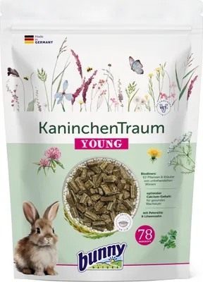 Produktbild von Bunny Nature Nagerfutter Kaninchen Traum Young 600 g
