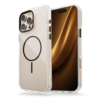 Obrázok produktu pre Puzdro Clear Thin Mag pre Apple iPhone 12/12 Pro 6,1'' – čierna farba