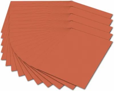 Produktbild von Folia 614/50 40, Orange, A4 (210 x 297 mm), Einfarbig, 300 g/m², 50 Blätter, Deutschland