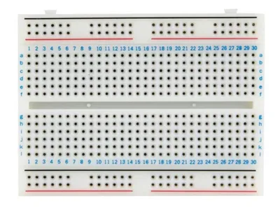Produktbild von Velleman Steckplatine, lötfrei, 456 Kontakte, kompatibel mit Arduino, ABS, grau