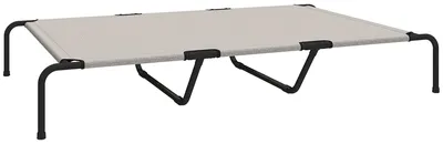 Obrázok produktu pre Vyvýšená posteľ pre veľké psy | Farba: Béžová | Rozmery: 94 x 152 x 23 cm