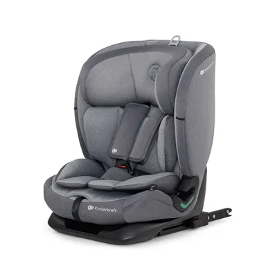 Produktbild von Kinderkraft ONETO3 i-Size Kindersitz 76-150 cm - ISOFIX & TOP TETHER - 3-lagige Kopfstütze - RECLINING-Funktion - ab 15 Monate bis 12 Jahre - Grau