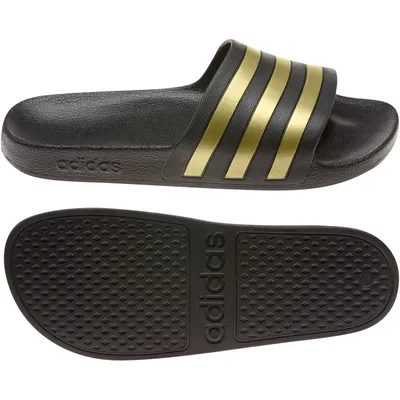 Produktbild von adidas Aqua Adilette Badelatschen black/gold 40 2/3