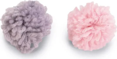 Image de Jouets pour chats Beeztees - Balles Orco rose/gris - Diamètre 4