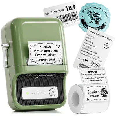 Productafbeelding van labelprinter met 1 Zelfklevende Labels, B21 Groen