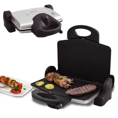 Obrázok produktu pre Kontaktný gril Stolný gril Grilovanie BBQ Elektrický kontaktný gril Elektrický gril