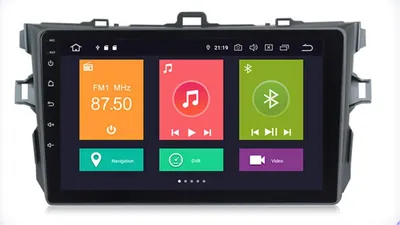 Produktbild von Toyota Corolla Android 10 Autoradio 9" Touchscreen Bluetooth GPS 3D Navigation