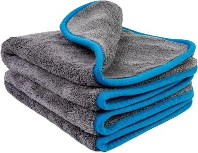 Produktbild von Famanu Mikrofasertücher Q2 1100 GSM - Stark saugfähig, fusselfrei & lackschonend