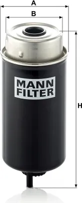 Produktbild von Kraftstofffilter MANN-FILTER WK 8172