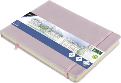 Produktbild von kangaro Skizzenbuch PolyurethanHardcover DIN A5 quer flieder 80 Blatt