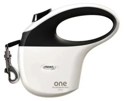 Immagine prodotto di Flexi One S 5 m 15 kg Guinzaglio bianco  Bianco Taglia unica