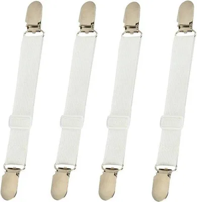 Produktbild von Elastische Matratzengriffe mit Clips, 4 Stück