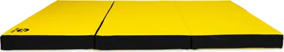 Produktbild von Turnmatte klappbar 150 x 100 x 8 cm GELB/SCHWARZ Weichbodenmatte