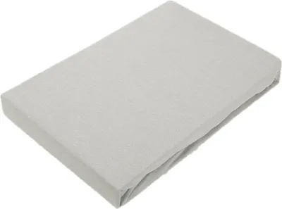 Produktbild von Jersey Spannbettlaken für Wasserbetten Rundumgummizug 200 x 220 cm Silber
