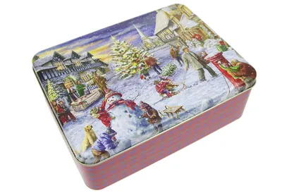 Image de Gawol Gebäckdose "Weihnachtsmarkt" 6 Stück Verkaufseinheit 411220 4033051032016