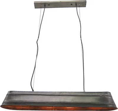 Imagen del producto de Lámpara colgante Garvey, color  y gris antracita, estilo industrial, máx. 4 x 40W, casquillo E27, sin bombillas, con posibilidad de acortar