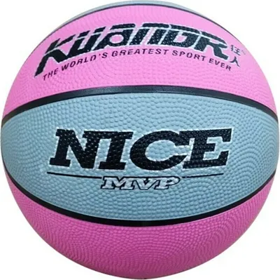 Produktbild von Pegasi Basketball Größe 6: 72-74 cm 450-500g - Indoor und Outdoor - Basketbälle für Kinder - Gute Griffigkeit - Sehr stark - Basketball Zubehör - Kunststoff - Rosa/Blau