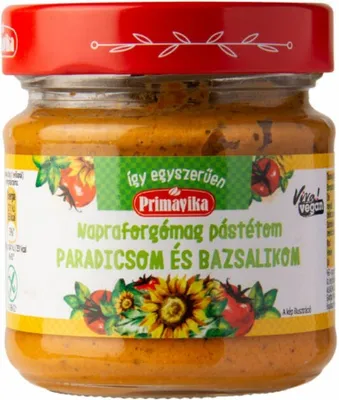 Obrázek produktu pro Primavika Bezlepková Paštika ze slunečnicových semínek s rajčatem a bazalkou (160g), 57749
