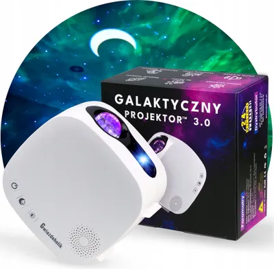 Zdjęcie produktu dla Galaktyczny Projektor Gwiazd 3.0 - Niebieski 4K 3D, Sterowanie Aplikacją