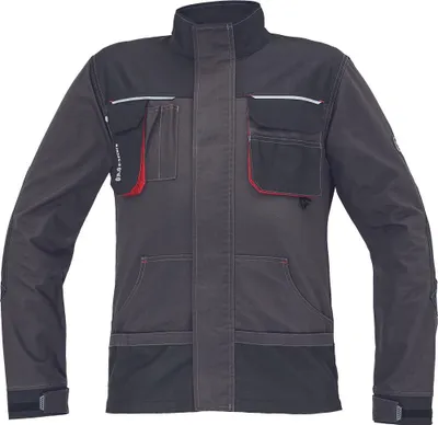 Produktbild von Cerva Jacke Reusel Anthrazit/Rot 60