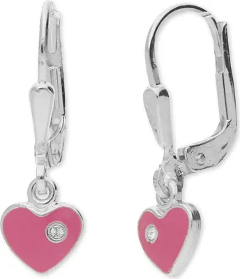 Produktbild von JuwelmaLux Kinderohrhänger Herz JL16-06-0052 Silber 925 rhodiniert mit Zirkonia