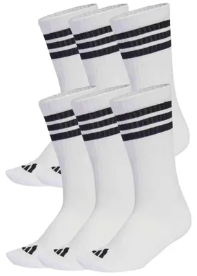 Produktbild von Socken Adidas 3-Stripes Essentials Cushioned Crew "White / Black / Black" für Uni