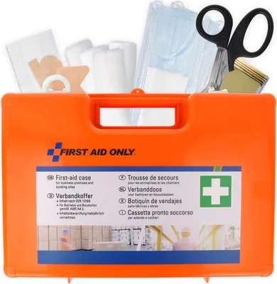 Obrázok produktu pre FIRST AID ONLYP-10033 Súprava prvej pomoci podľa DIN 13169, oranžová