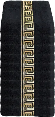 Produktbild von 10 er Set Julie Julsen® Gästetuch 30 cm x 50 cm Julie Julsen Handtücher Grösse:30 x 50 cm,Julie Julsen Handtuch Farbe:SCHWARZ-GOLD