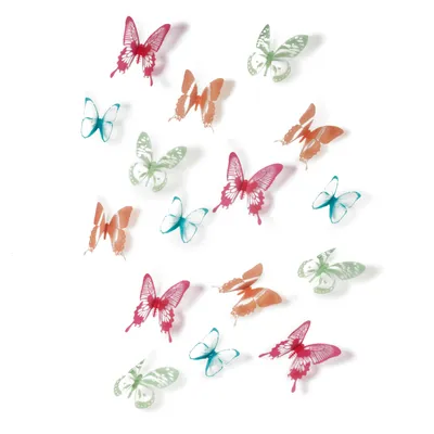 Produktbild von Umbra 470341-022 Chrysalis Wall Decor Asst