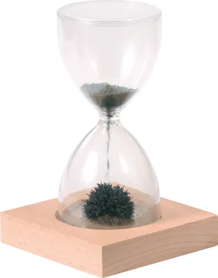 Image de EDUPLAY 120600 Minuteur magnétique, 6,5 x 6,5 x 10,5 cm, naturel/clair