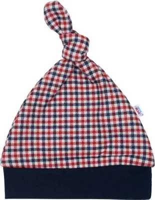 Produktbild von Baby Baumwollmütze New Baby Kariert, Gr. 68 (4-6m)