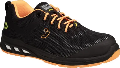 Produktbild von Safety Jogger Sicherheitsschuh Ecofitz S1P Low 683 schwarz/orange, nach EN ISO 20345:2022, SR ESD CI FO  Größe 39