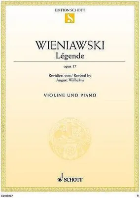 Obrázek produktu pro Légende, op. 17. Violine und Klavier