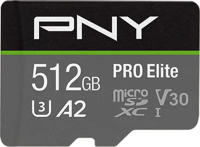 Immagine prodotto di PNY PRO Elite microSDXC 512GB Classe 10