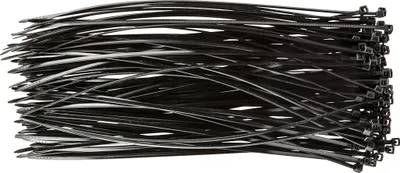 Produktbild von Kabelbinder 2,5 x 200 mm, 100 Stück, schwarz