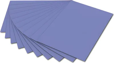 Produktbild von Folia 50x70cm 300g/m², 300 g/m², Blau, 500 mm, 700 mm, 10 Blätter