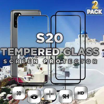 Obrázek produktu pro 2 kusy Samsung Galaxy S20 - tvrzené sklo 9H - 3D ochrana displeje v super kvalitě